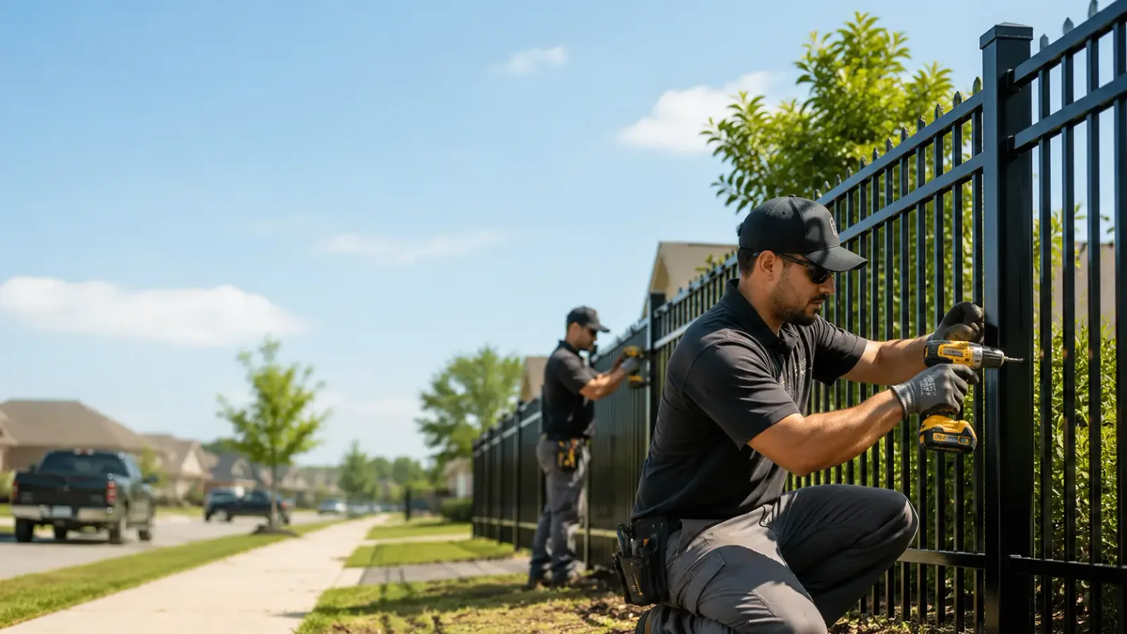 Metal Fence Installation in Tupelo, MS